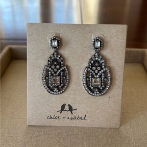 Chloe + Isabel Art Deco Convertible Earrings -‎ new